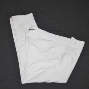 Nike Golf Dri Fit Flat Front Stretch Performance Pants 34 X 32 Stone White